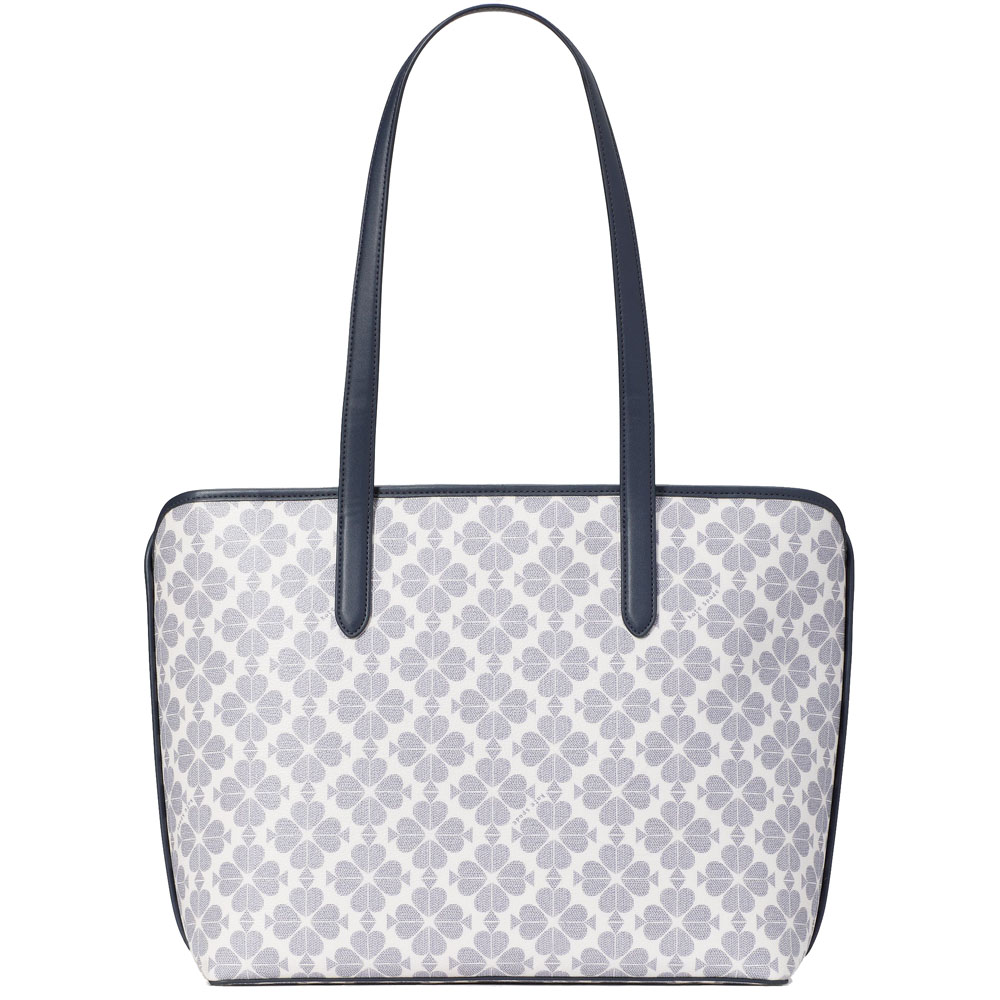 Kate Spade Spade Flower Tote Navy Blue # KG086