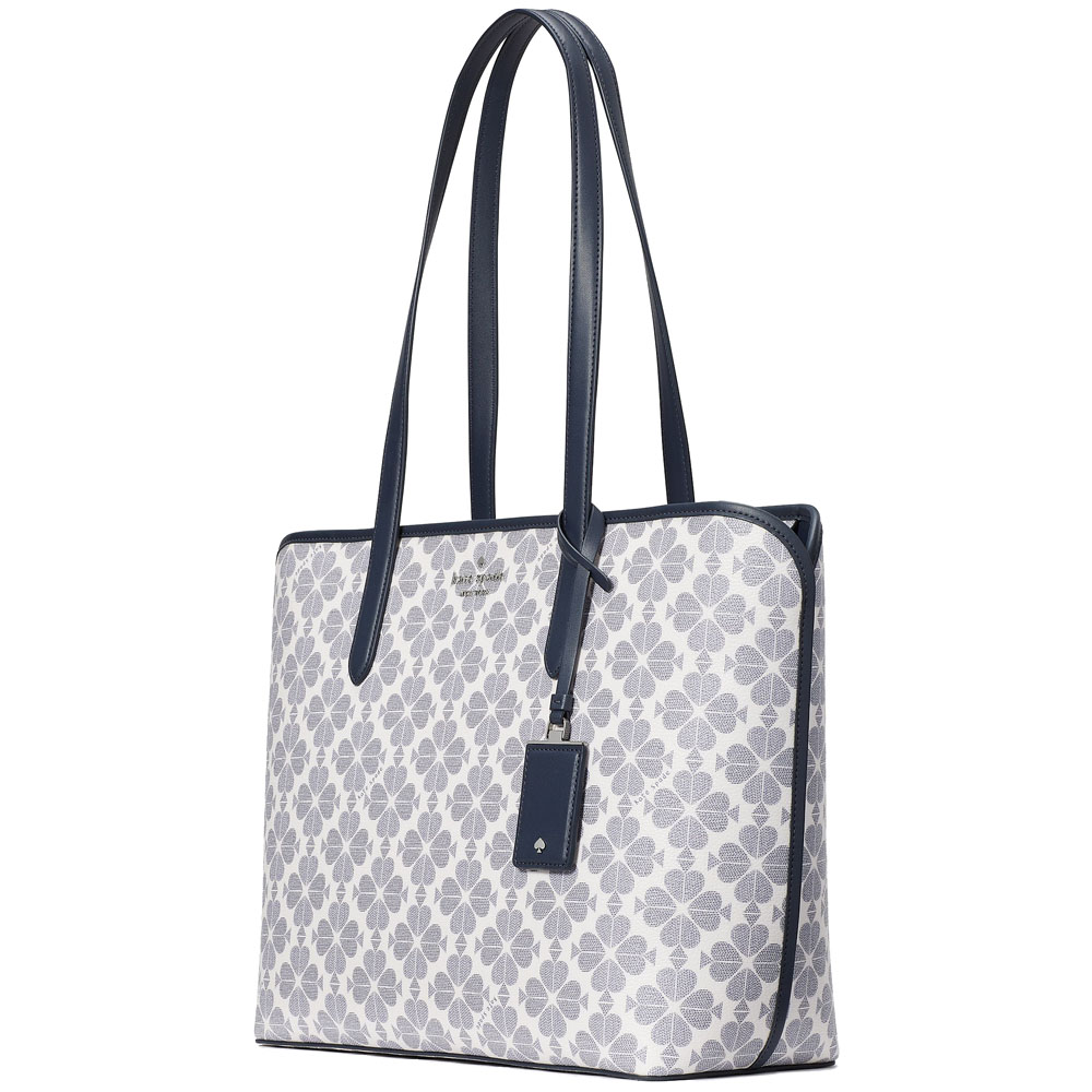 Kate Spade Spade Flower Tote Navy Blue # KG086