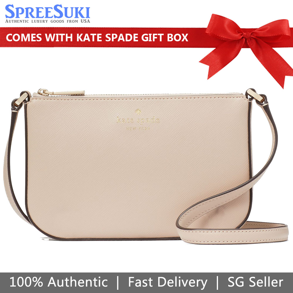 Kate Spade Schuyler Small Crossbody Bag Sling Warm Beige # KE702