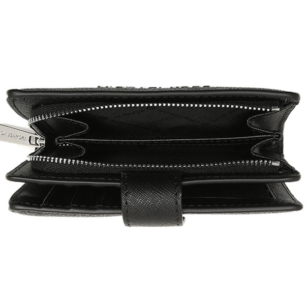 Michael Kors Medium Wallet Jet Set Travel Medium Bifold Zip Corner Wallet Black # 35F8STVF2BD1