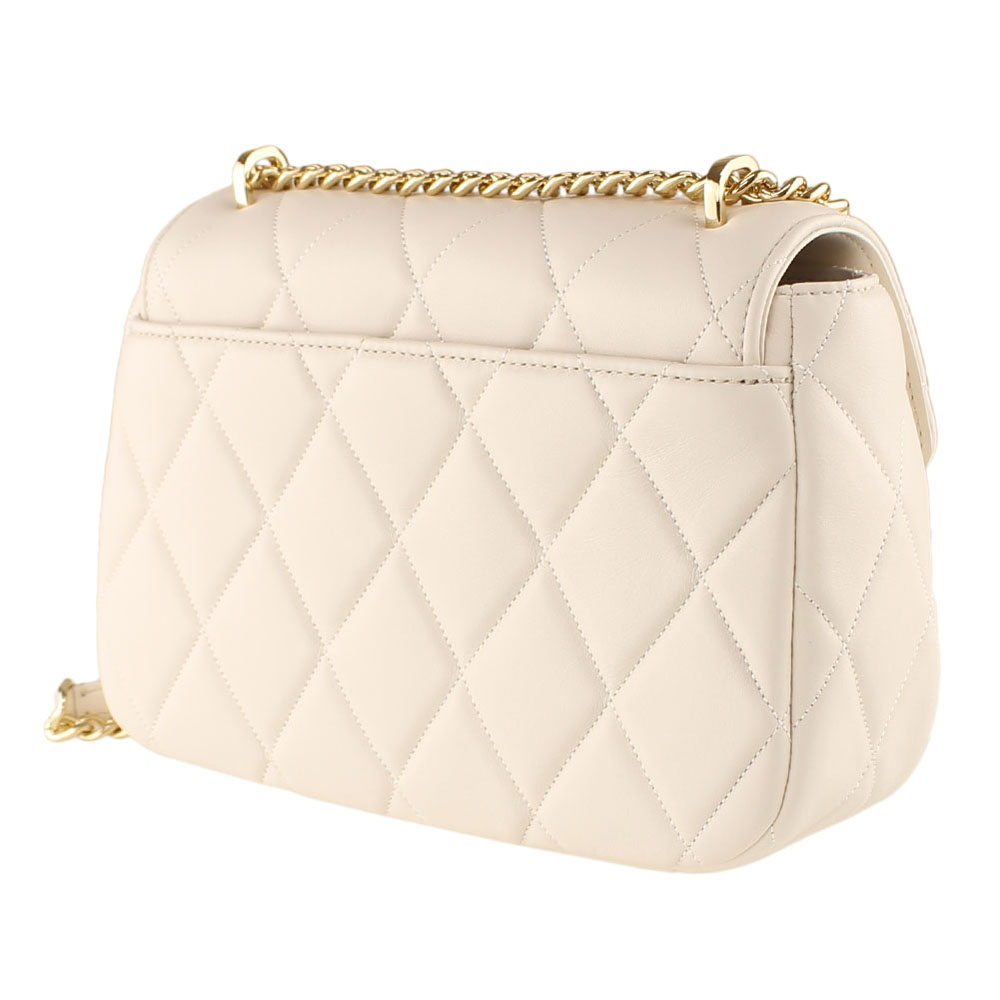 Kate Spade Crossbody Bag Shoulder Bag Carey Small Smooth Quilted Leather Parchment Off White # KA767D4