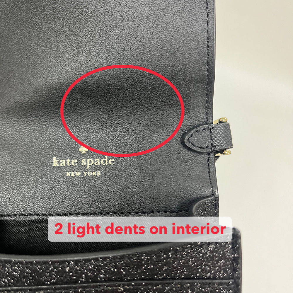 Kate Spade Glimmer North South Phone Crossbody Black # KE452D2