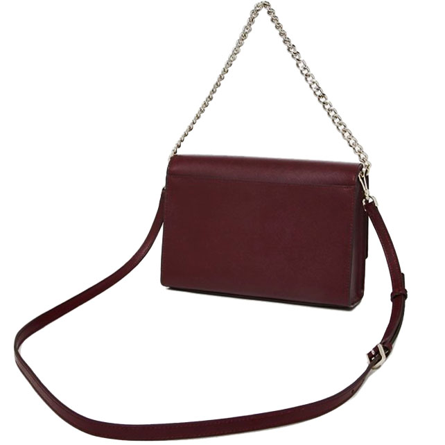 Kate Spade Crossbody Bag Carson Convertible Crossbody Cherrywood Dark Red # WKR00119D5