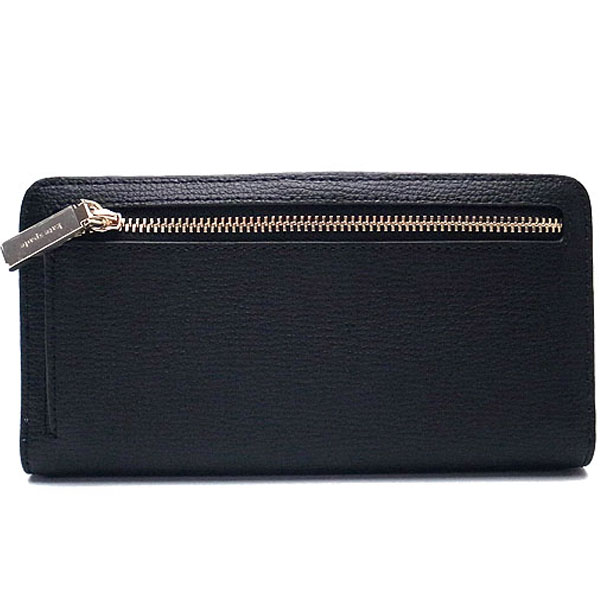 Kate Spade Medium Wallet Darcy Large Slim Bifold Wallet Black # WLR00545D1