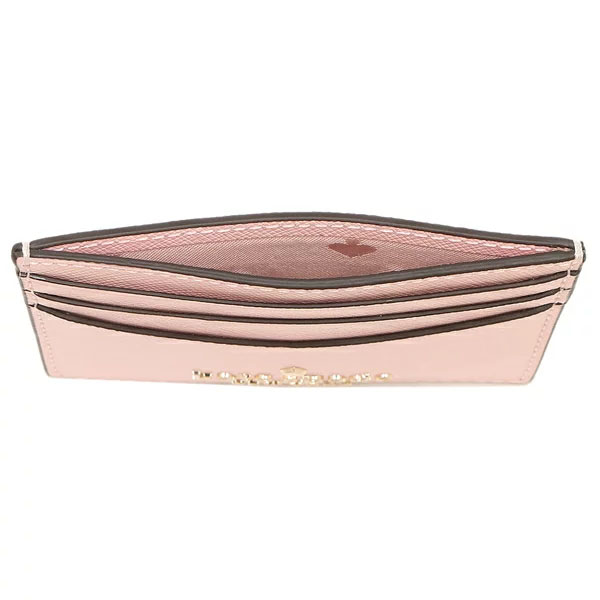 Kate Spade Small Slim Card Holder Chalk Pink # WLR00129D4