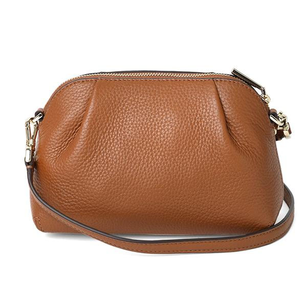 Kate Spade Crossbody Bag Dumpling Pebbled Leather Convertible Warm Gingerbread Brown # KA576D1