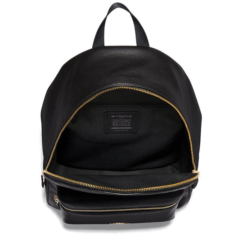 Coach Medium Charlie Backpack Leather Black # F30550D1