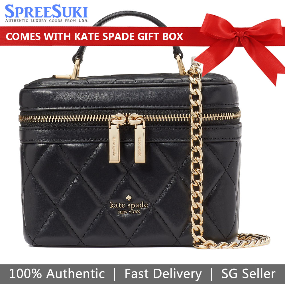 Kate Spade Carey Trunk Crossbody Black # KG422