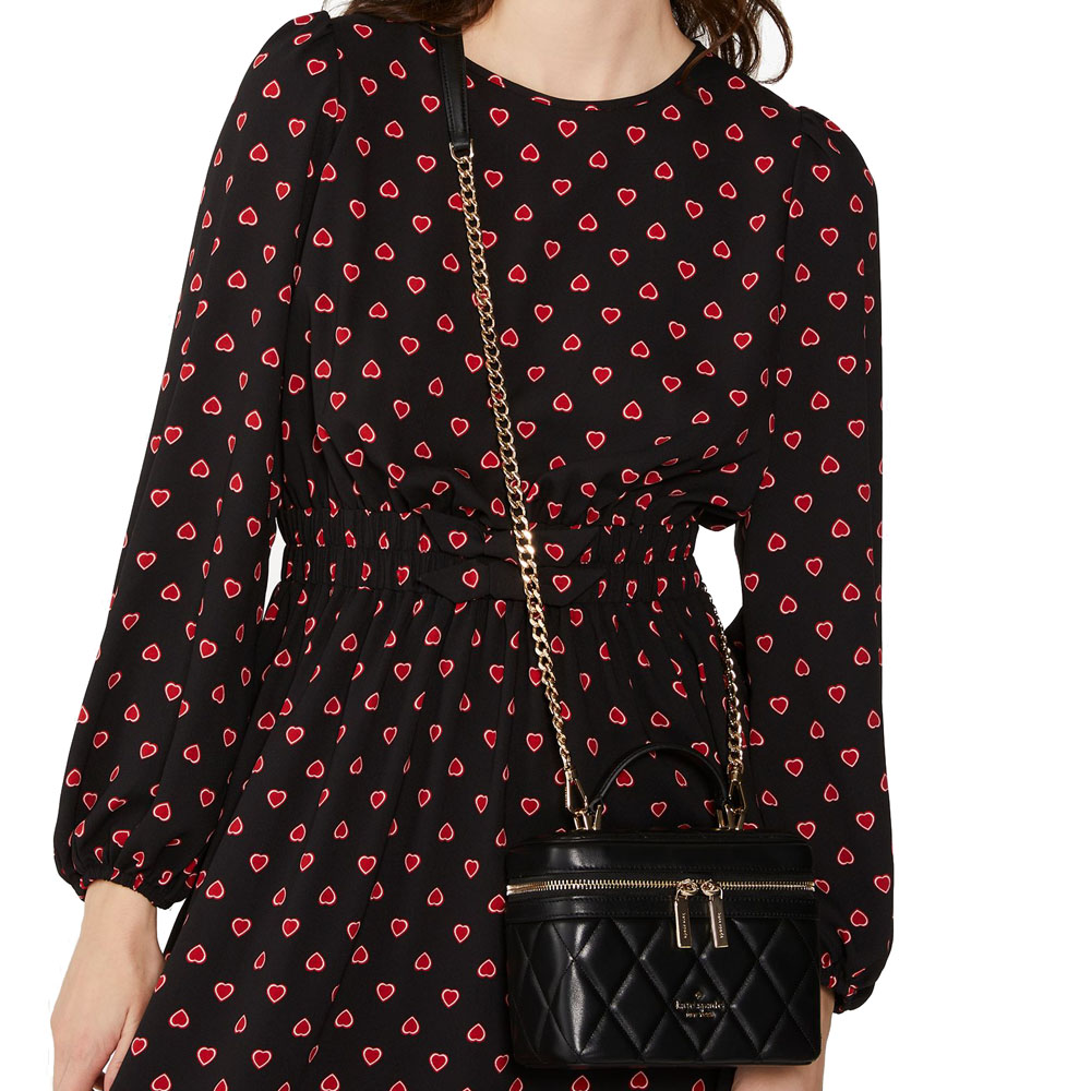 Kate Spade Carey Trunk Crossbody Black # KG422