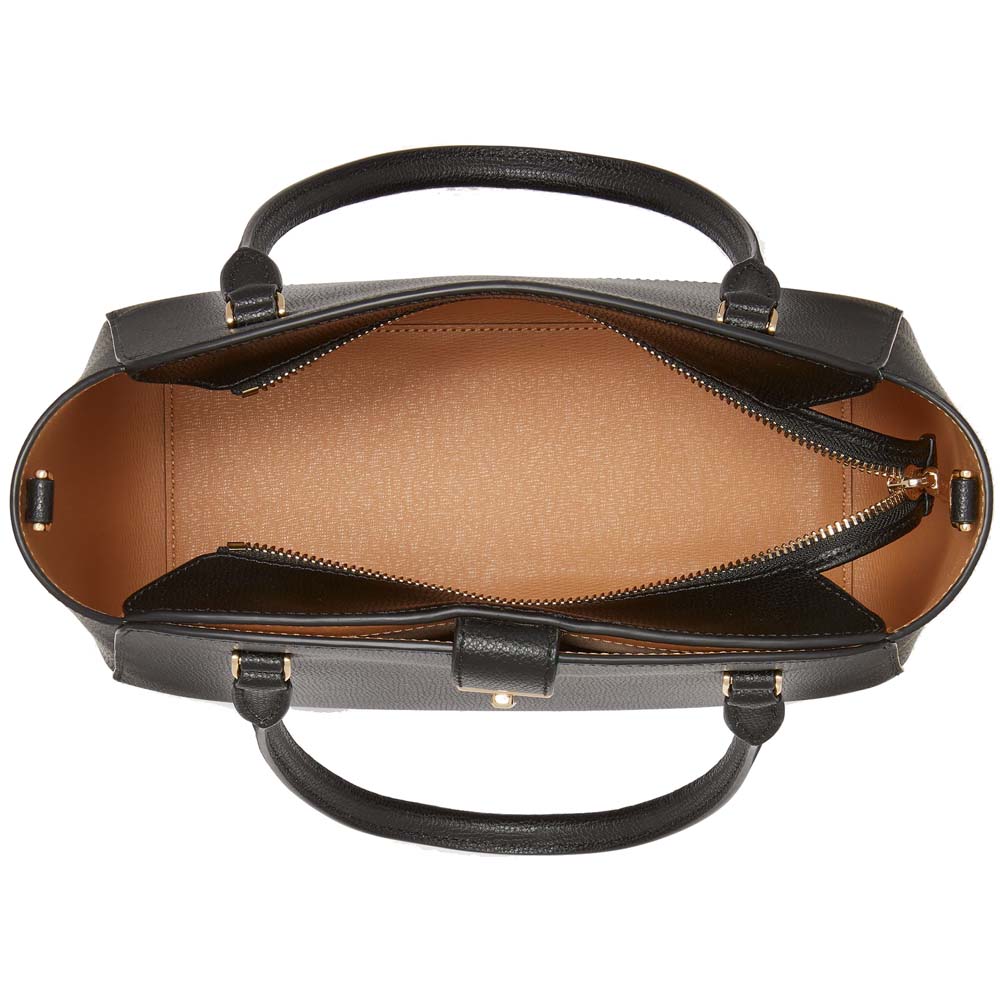 Kate Spade Crossbody Bag Sling Refined Grain Leather Satchel Black # KF555