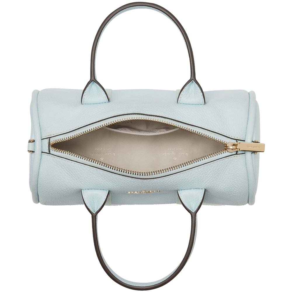 Kate Spade Pebbled Leather Small Duffle Crossbody Bag Sling Crisp Sky Blue # KG218