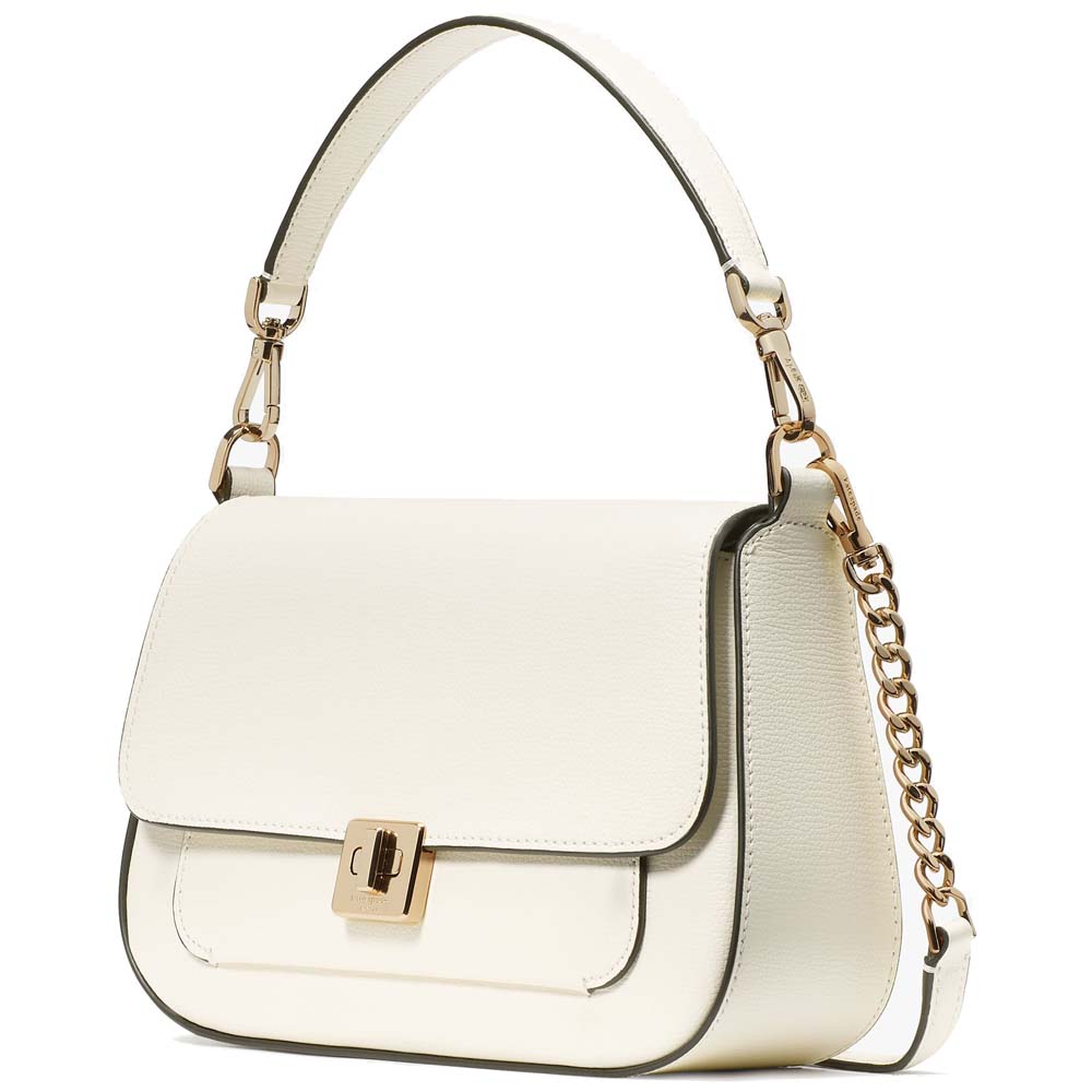 Kate Spade Crossbody Bag Sling Shoulder Bag Phoebe Refined Grain Leather Meringue Cream Off White # KF554