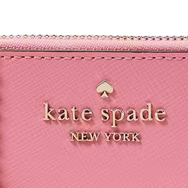 Kate Spade Madison Saffiano Medium L Zip Card Holder Blossom Pink # KG613