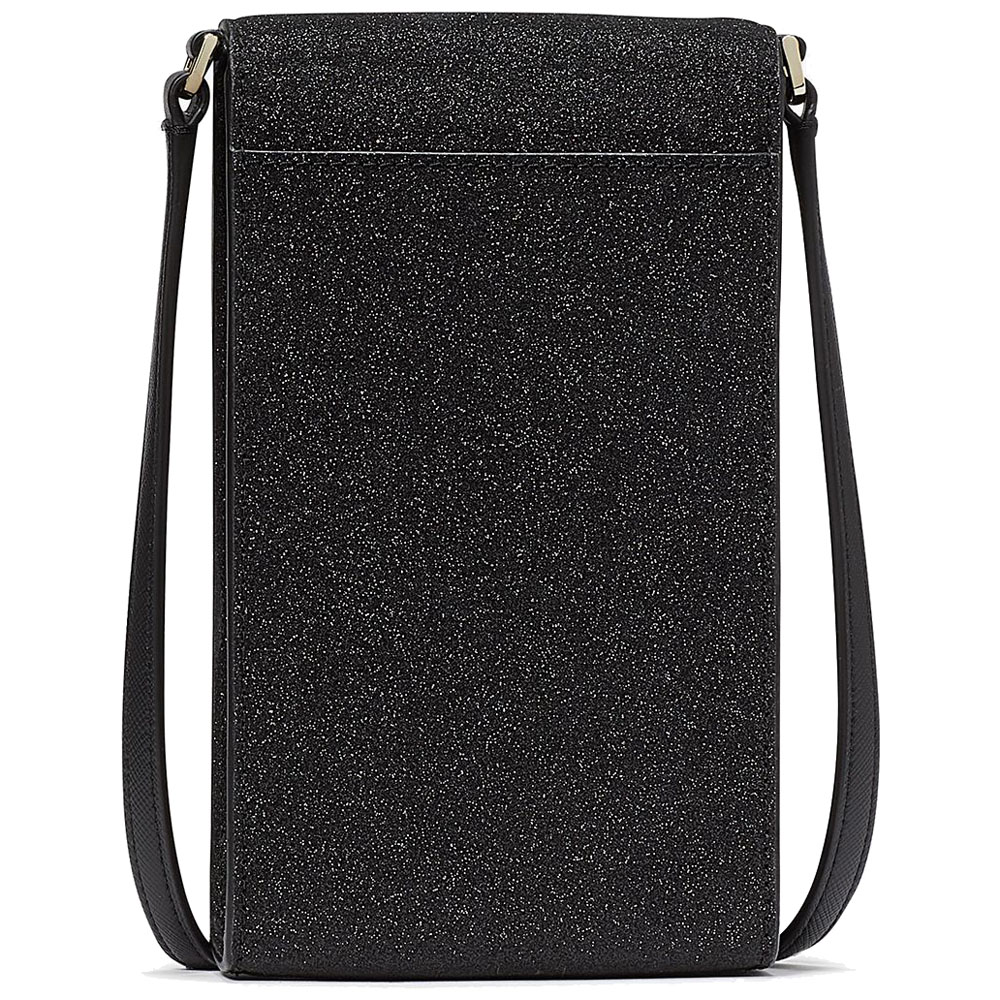 Kate Spade Glimmer North South Phone Crossbody Black # KE452