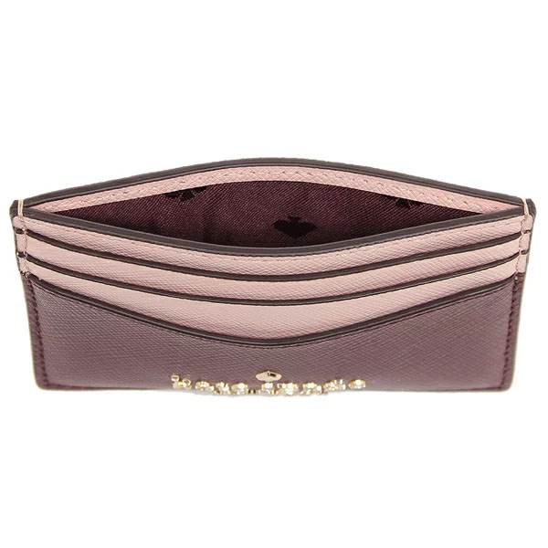 Kate Spade Staci Bicolor Colorblock Leather Rose Smoke # WLR00125D1