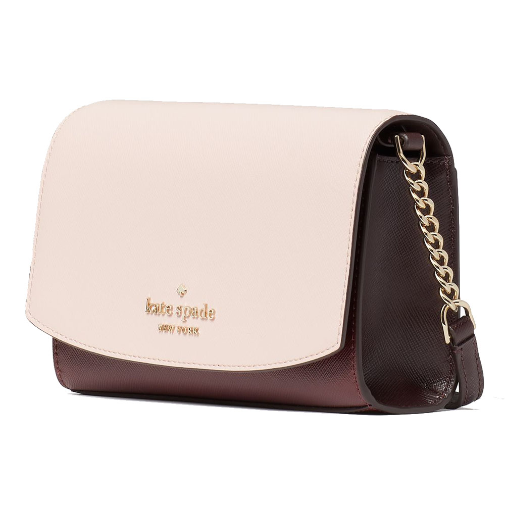 Kate Spade Small Flap Crossbody Rose Smoke # WLR00635D1