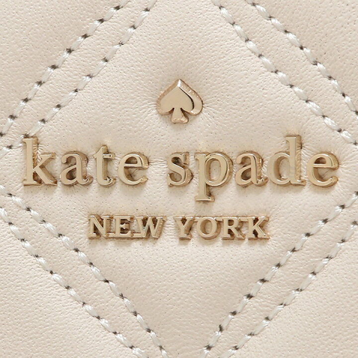 Kate Spade Medium Wallet Natalia Medium Compact Bifold Wallet Parchment Off White # WLRU6344D5