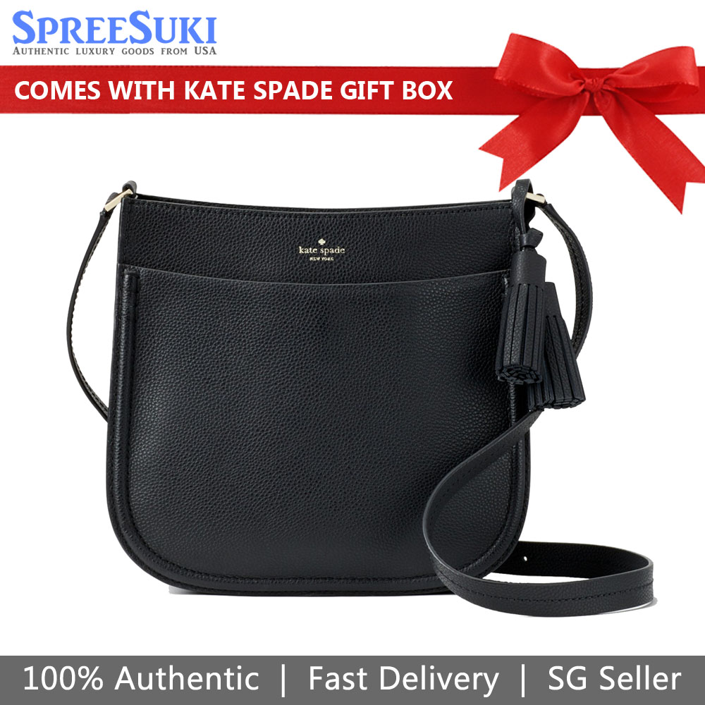 Kate Spade Crossbody Bag Sling Orchard Street Hemsley Black # WKRU5800D1