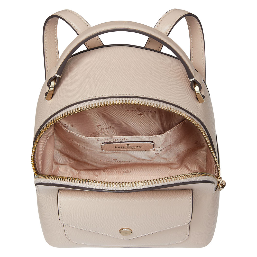 Kate Spade Schuyler Mini Backpack Saffiano Warm Beige # K8702D1