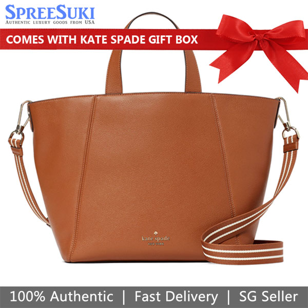 Kate Spade Crossbody Bag Sling Rosie Satchel Warm Gingerbread Brown # KC741D1