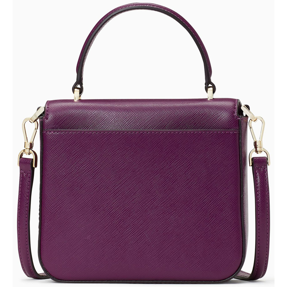 Kate Spade Staci Square Crossbody Bag Sling Plum Purple # K7342