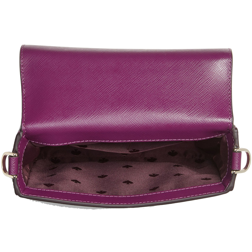 Kate Spade Staci Square Crossbody Bag Sling Plum Purple # K7342