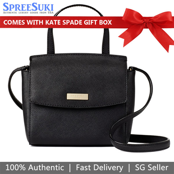 Kate Spade Crossbody Bag With Gift Box Laurel Way Mini Alisanne Black # WKRU4666D1