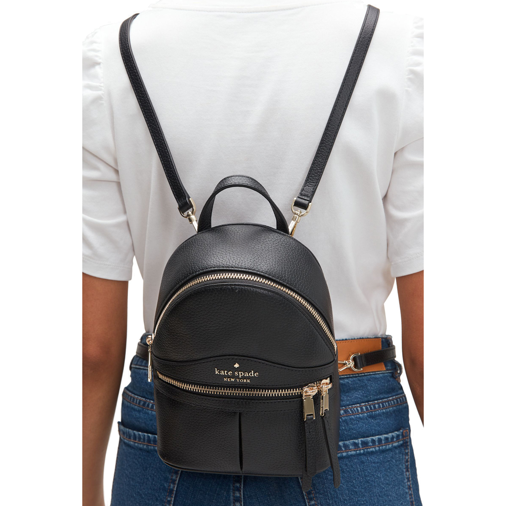 Kate Spade Karina Mini Convertible Backpack Black # WKRU7056D1