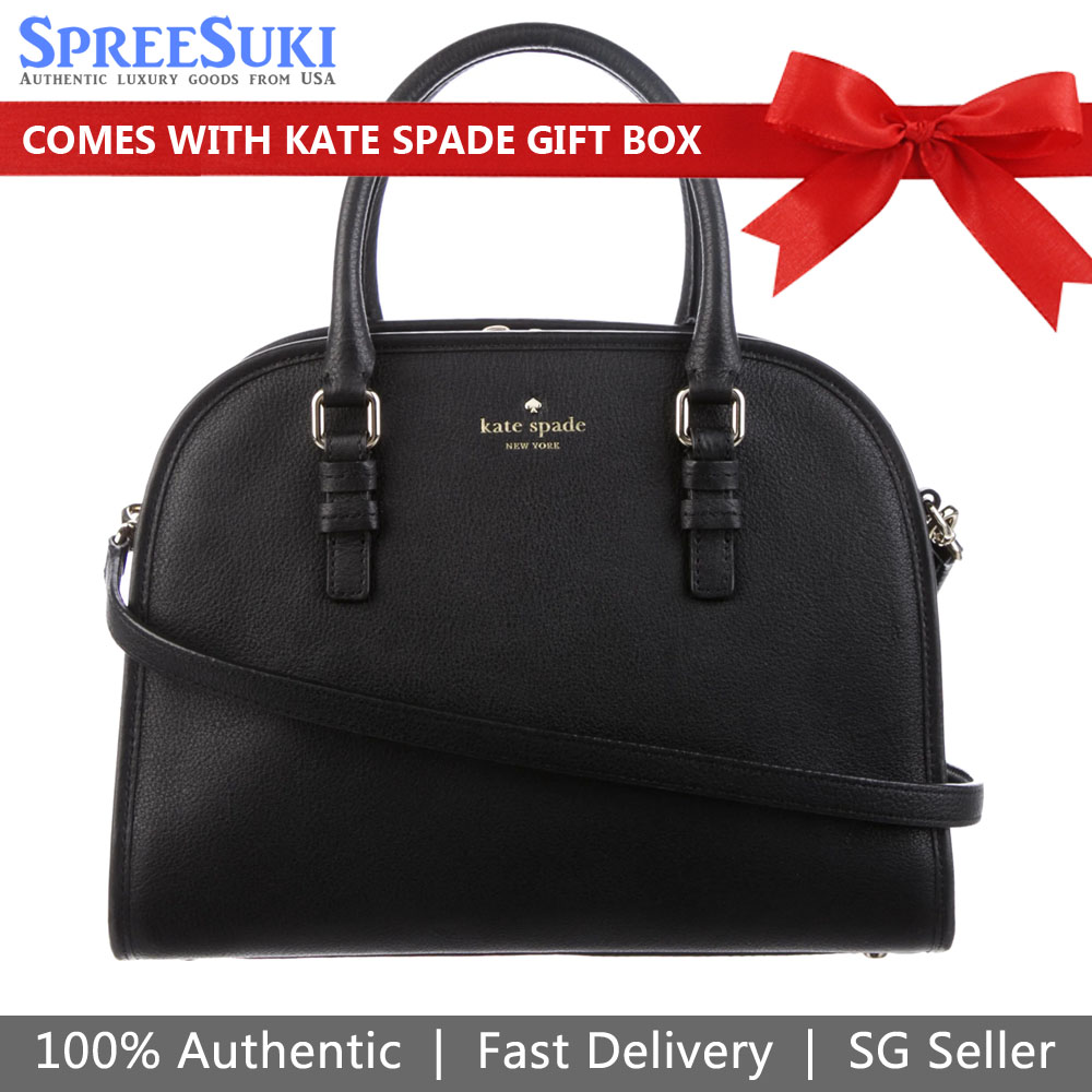 Kate Spade Crossbody Bag Sling Bayley Satchel Black # WKRU5439