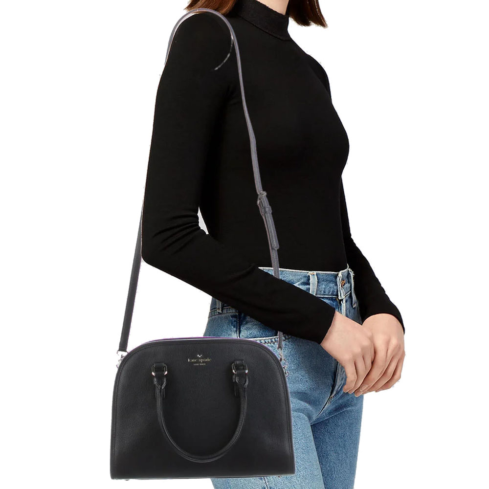 Kate Spade Crossbody Bag Sling Bayley Satchel Black # WKRU5439