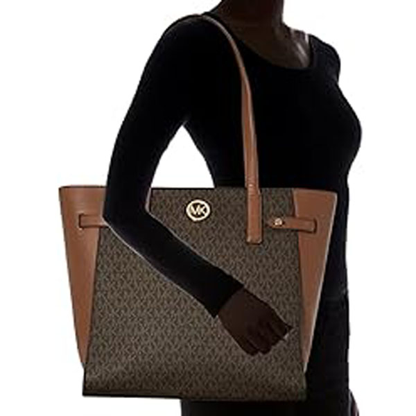 Michael Kors Carmen Tote Brown # 35S2GNMT3BD1