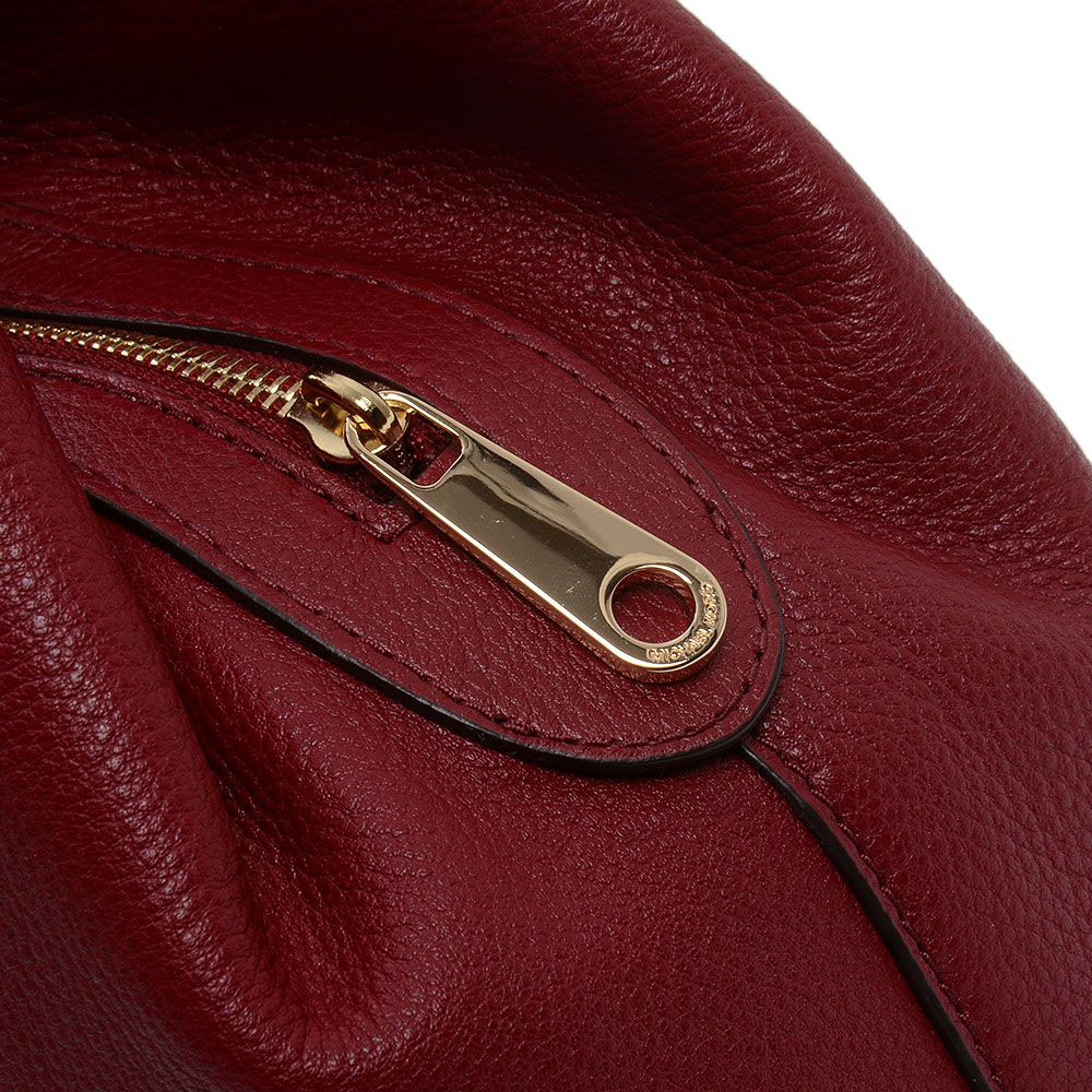 Michael Kors Raven Large Shoulder Tote Oxblood # 30H6GRXE3L