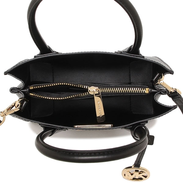 Michael Kors Crossbody Bag Mercer Medium Pebbled Leather Crossbody Bag Black # 35S1GM9M2LD2