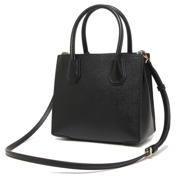 Michael Kors Crossbody Bag Mercer Medium Pebbled Leather Crossbody Bag Black # 35S1GM9M2LD2