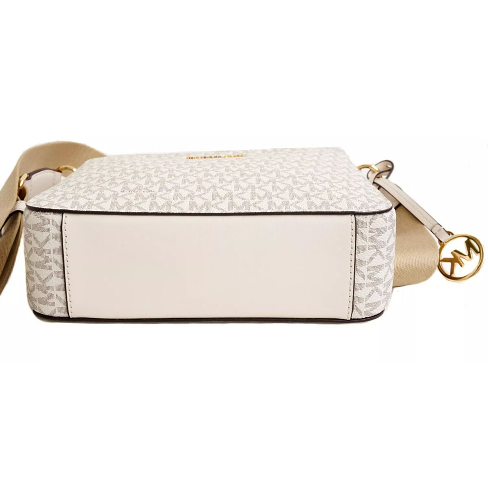 Michael Kors Jet Set Travel Small Ns Crossbody Light Cream # 35S4GTVC5B