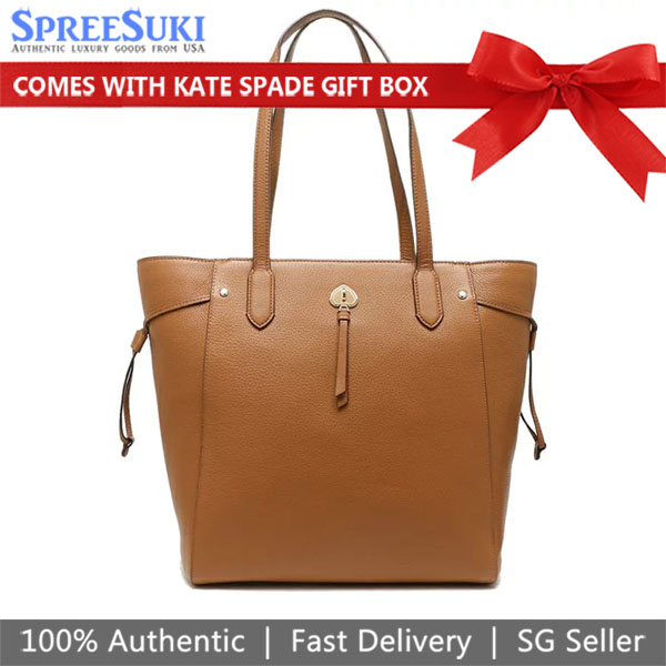 Kate Spade Tote Shoulder Bag Marti Large Tote Warm Gingerbread Brown # K6113