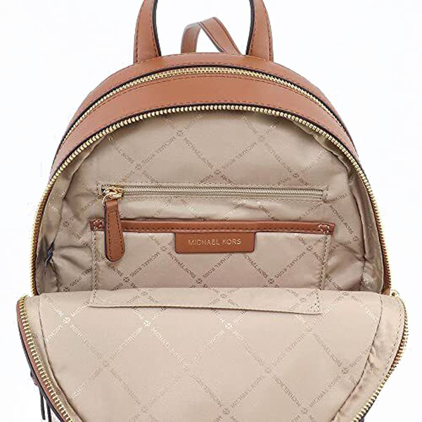 Michael Kors Jaycee Medium Zip Pocket Backpack Vanilla Acorn # 35S2G8TB2BD1