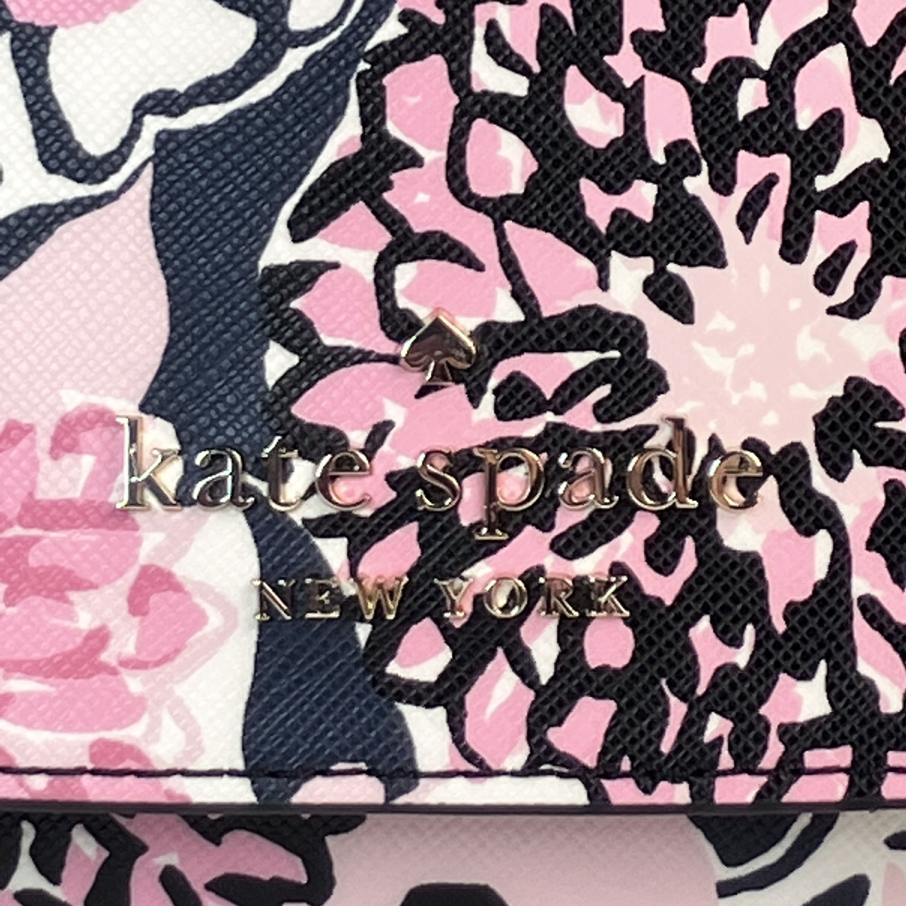 Kate Spade Crossbody Bag Carson Dahlia Floral Printed Convertible Crossbody Pink # K8111D1