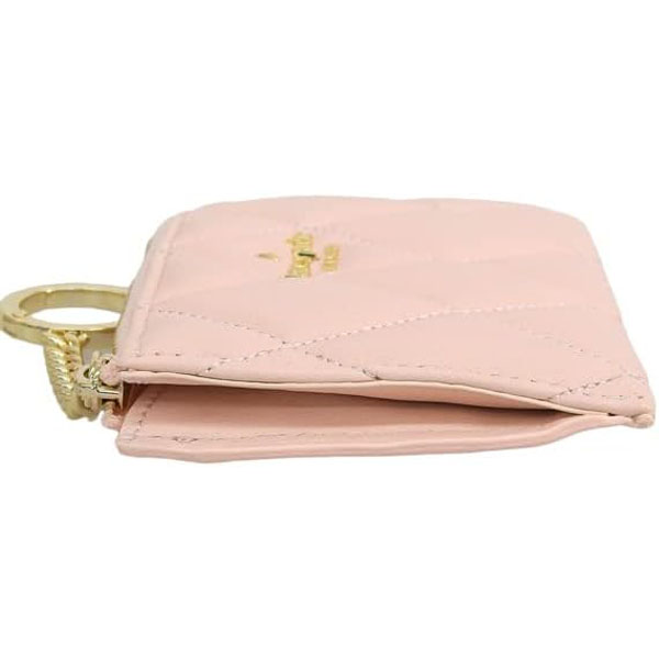 Kate Spade Small Wallet Briar Lane Quilted Mikey Warm Vellum Nude Beige # WLRU5245