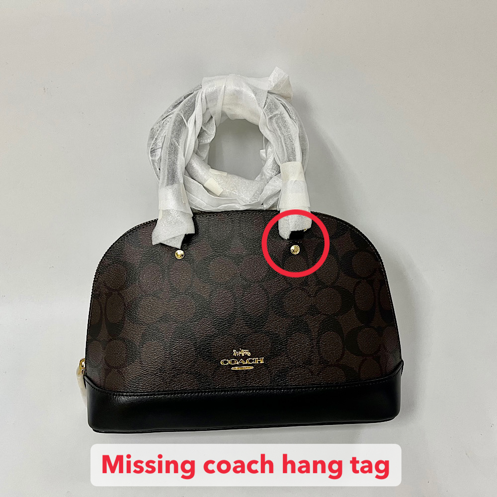 Coach Crossbody Bag Sling Crossbody Mini Sierra Satchel Brown / Black # F27583D1