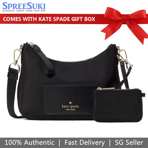 Kate Spade Kate Spade Chelsea Nylon Crossbody Black # KC528