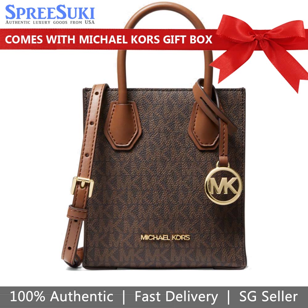 Michael Kors Xs Ns Shopper Crossbody Brown # 35T1GM9C0I