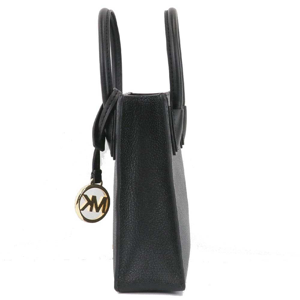 Michael Kors Sling Bag Mercer Extra-Small Pebbled Leather Crossbody Bag Black # 35S1GM9T0L