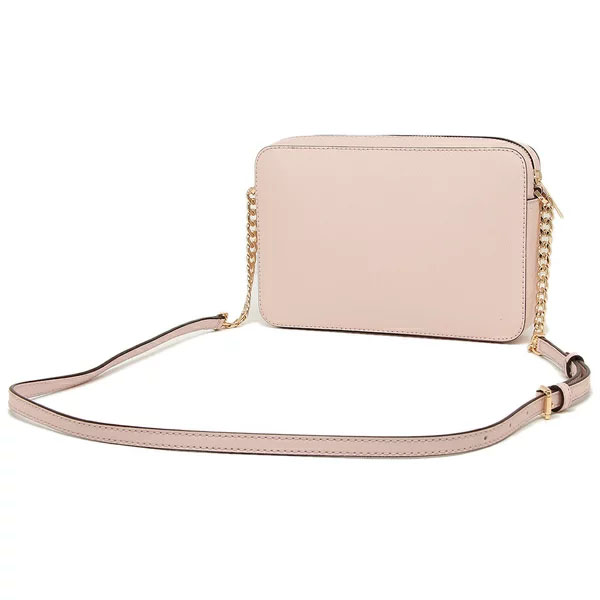 Michael Kors Crossbody Bag Jet Set Large East West Crossbody Powder Blush # 35T8GTTC9LD16