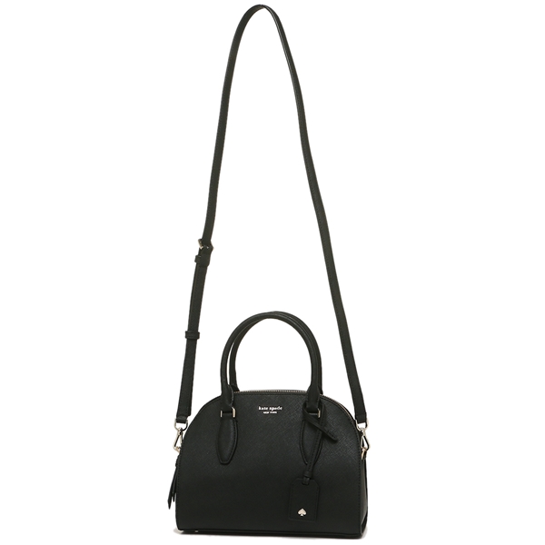 Kate Spade Crossbody Bag Sling Reiley Medium Dome Satchel Black # WKRU5886D1