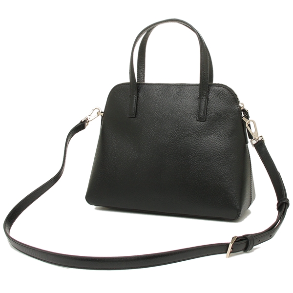 Kate Spade Crossbody Bag With Gift Bag Matthews Street Maise Satchel Black / Soft Porcelain Off White # WKRU4027D2