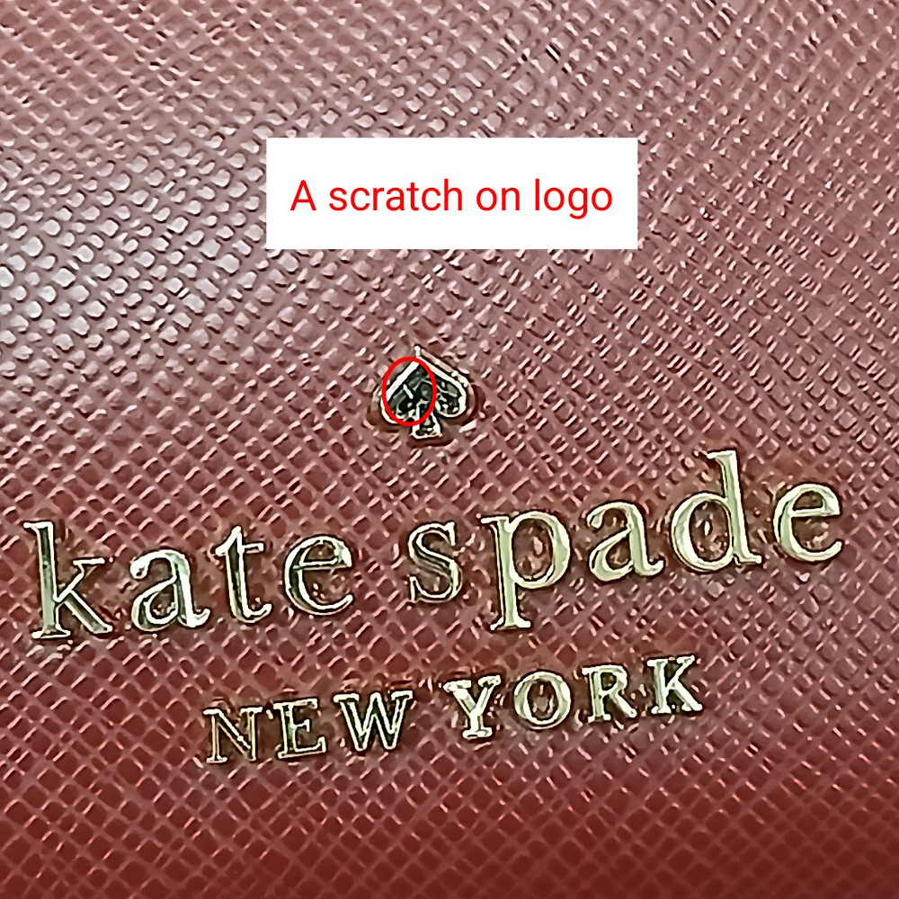 Kate Spade Staci Saffiano Crossbody Bag Sling Red Currant # K6043D1