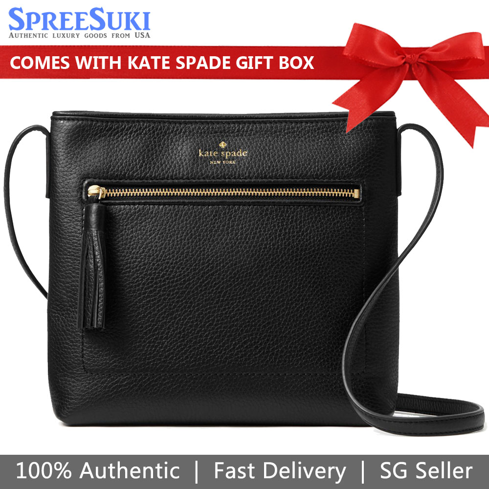 Kate Spade Chester Street Dessi Crossbody Bag Black # WKRU4073D1