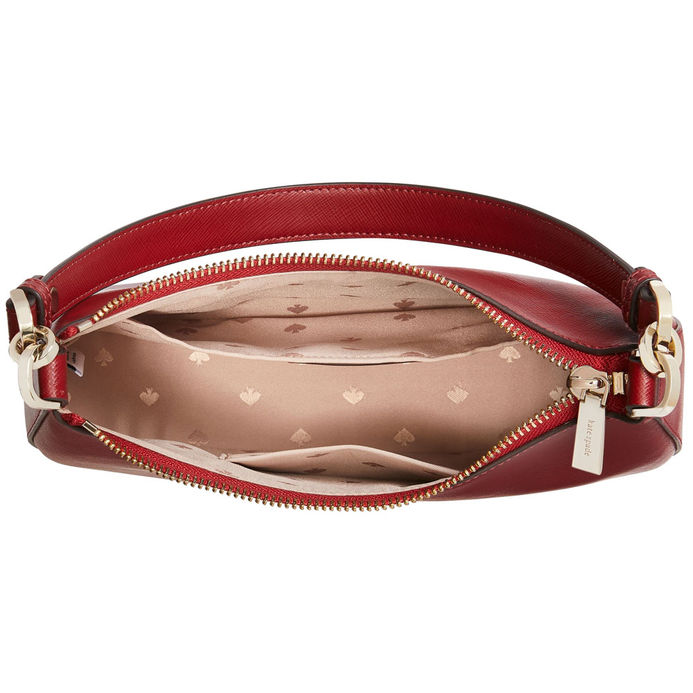 Kate Spade Staci Saffiano Crossbody Bag Sling Red Currant # K6043D1