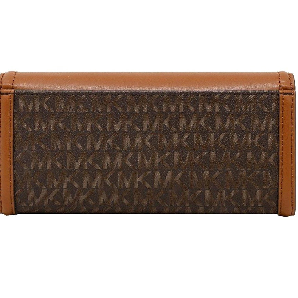 Michael Kors Long Wallet Large Flap Continental Wallet Brown # 35F9GFTE3BD1